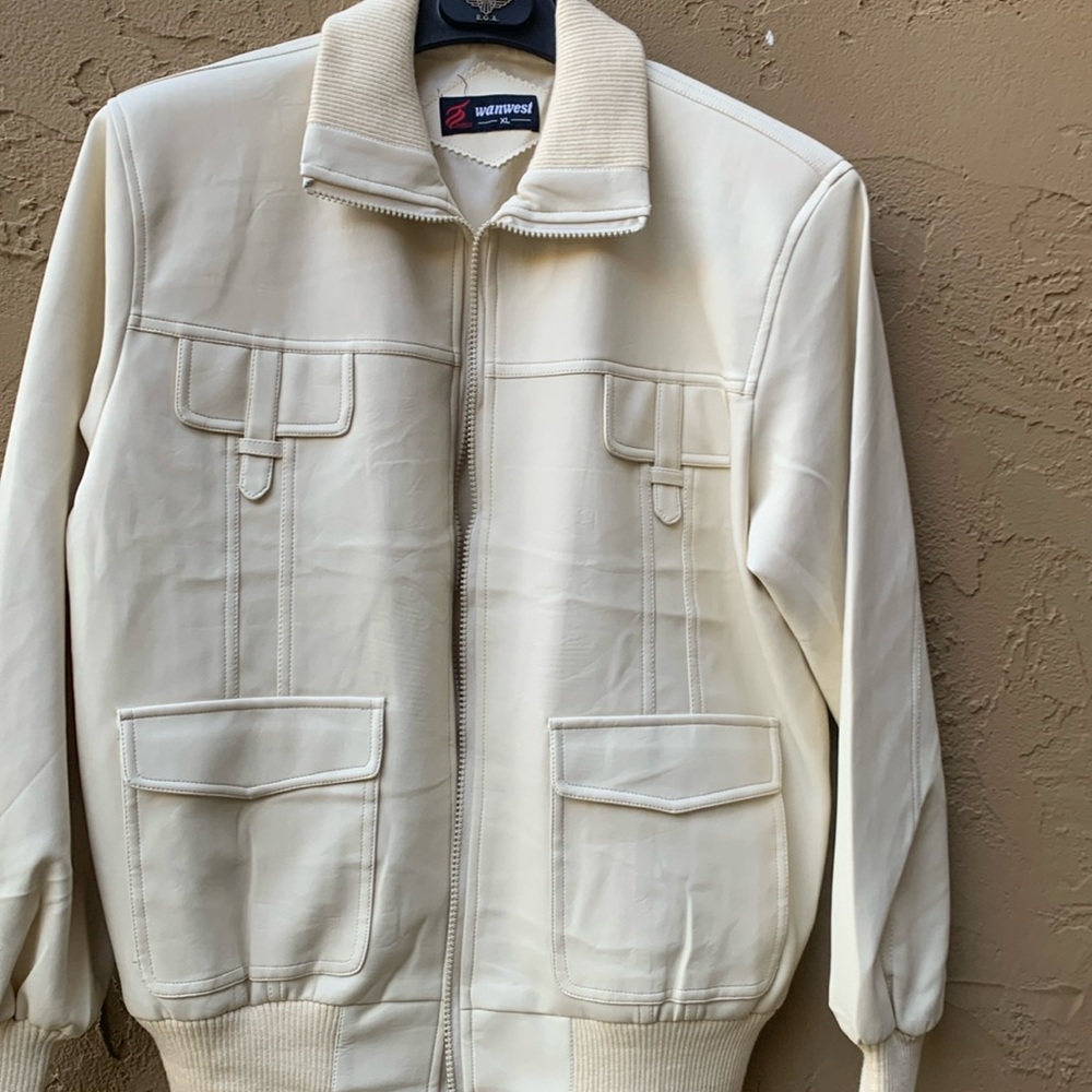 🎉HOST PICK🎉 NWOT Wanwest Women’s Leather Bomber Jacket - Sz XL - Picture 1 of 5